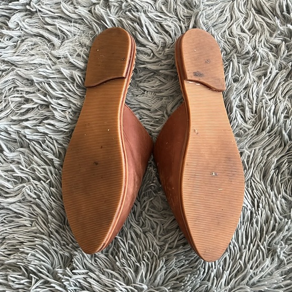 The Root Collective Lili Mule in Chestnut Leather - Picture 3 of 5